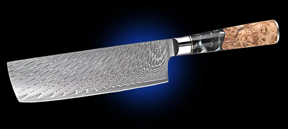 Nakiri Essence de Tsubaki un couteau inspiré des traditions japonaises alliant beauté précision et sérénité.