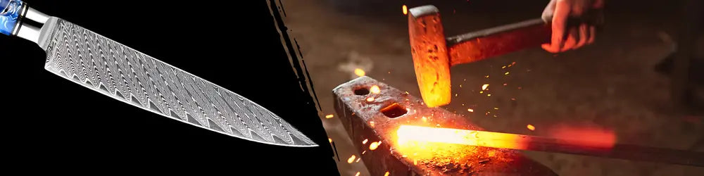 Forgée en 67 couches d’acier damas, la lame du couteau d’office Océan de Yami garantit robustesse, durabilité et coupe fluide.