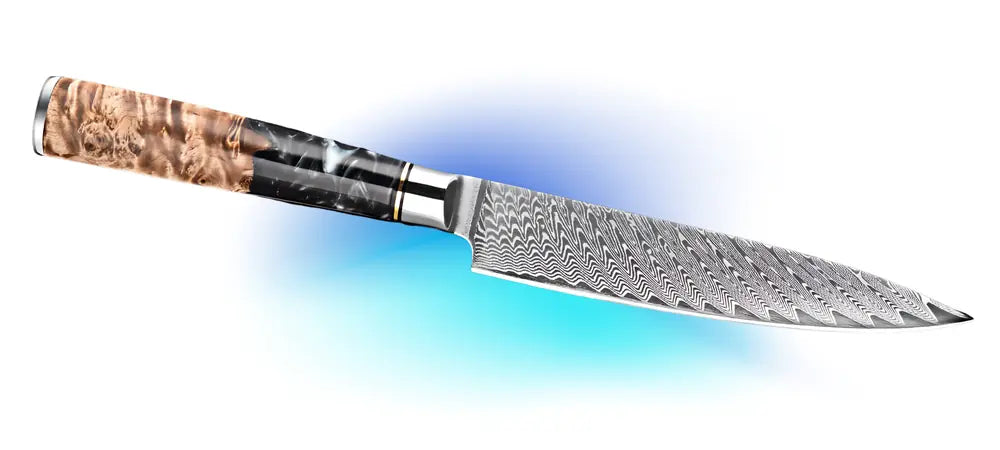 Compact et élégant, le couteau d’office Lame du Bushido se faufile avec justesse dans chaque détail de préparation.