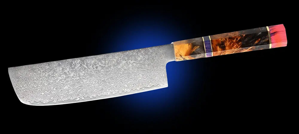 Le Nakiri Fleur du Katana unit l’élégance d’un pétale et la force d’une lame de samouraï pour une découpe précise et poétique.