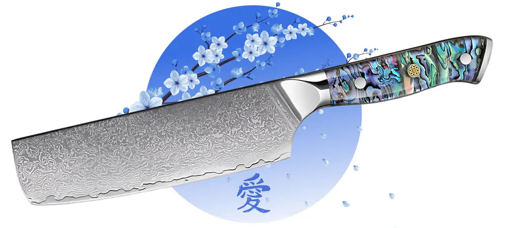 Nakiri Lame Céleste un outil d’exception qui transforme la préparation des aliments en rituel fluide et harmonieux.