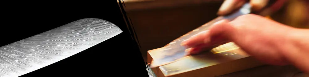 Affûtée à 15° selon la tradition japonaise la Lame du Santoku offre une précision de coupe exceptionnelle sans effort.