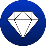 Icône de diamant minimaliste représentant l’unicité de chaque lame.